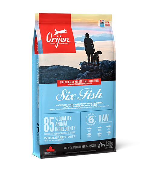 Orijen Six Fish Dry Dog Food 6KG